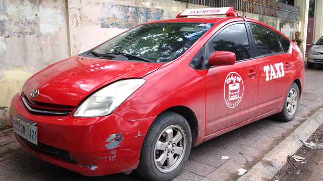 在住者直伝！カンボジア・プノンペンのおすすめ移動手段５選・タクシー
