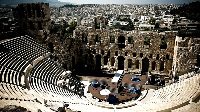 神話の国ギリシャ！アテネとその近郊の古代遺跡６選・アクロポリスの丘の音楽堂