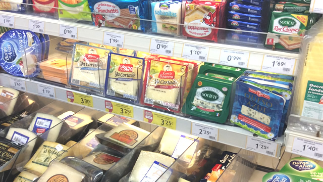 スペイン地元住民が通うスーパーの使い方＆お勧め商品９選・チーズ類