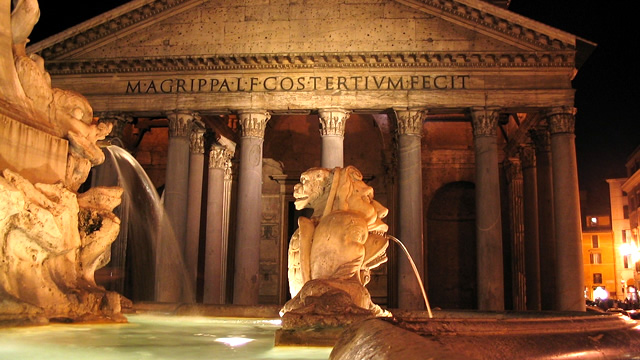 ライトアップが美しい！永遠の都ローマの休日１０選（夜編）・噴水