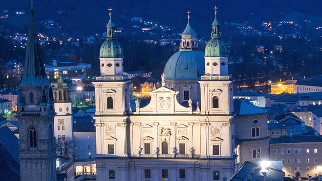 「モーツァルトの生誕地」オーストリア・ザルツブルグの見所８選・ザルツブルグ大聖堂"