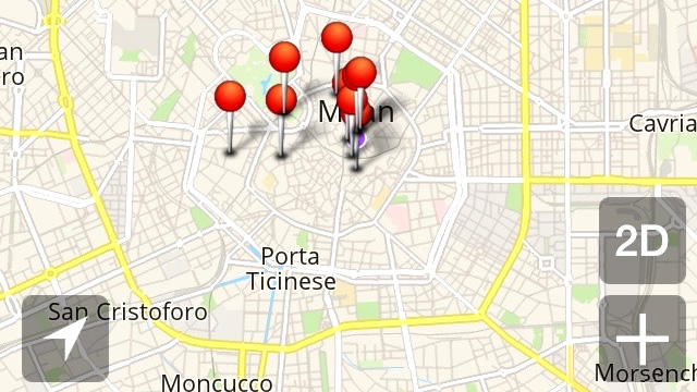 【2015年決定版】イタリア・ミラノ旅行で活躍する！おすすめスマホアプリ８選・Milan offline Map（ミラノ オフライン マップ）