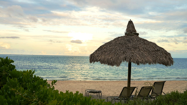 「カリブの碧い海」人気リゾート地マイアミの見所３選・夕暮れ