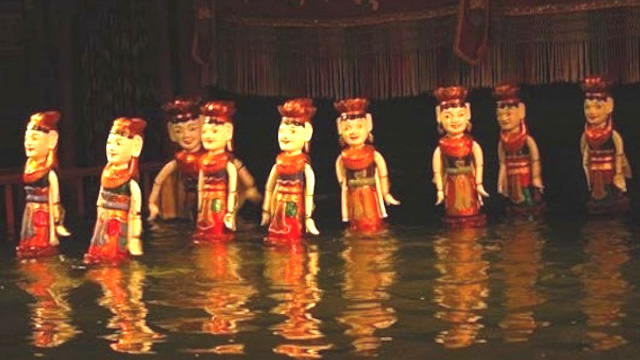 ベトナムの首都ハノイから行くお勧め観光スポット３選・ベトナム北部の伝統人形劇「水上人形劇」
